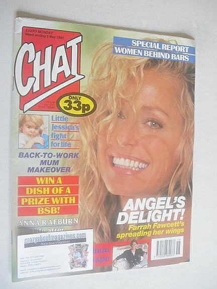 <!--1990-05-05-->Chat magazine - Farrah Fawcett cover (5 May 1990)