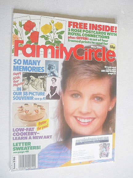 Family Circle magazine - May 1986 - Dee Hepburn cover