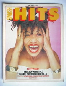 Smash Hits magazine - Jennie McKeown cover (10-23 June 1982)