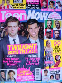 Teen Now magazine - Robert Pattinson and Taylor Lautner cover (February/March 2010)