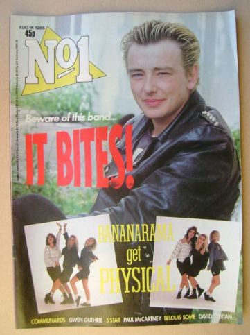No 1 Magazine - Francis Dunnery cover (16 August 1986)