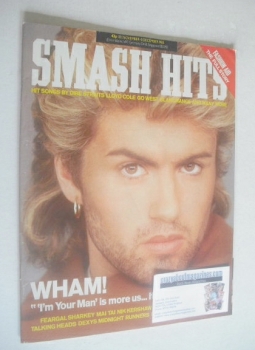 Smash Hits magazine - George Michael cover (20 November - 3 December 1985)