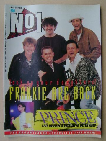 No 1 Magazine - Frankie Goes To Hollywood cover (30 August 1986)