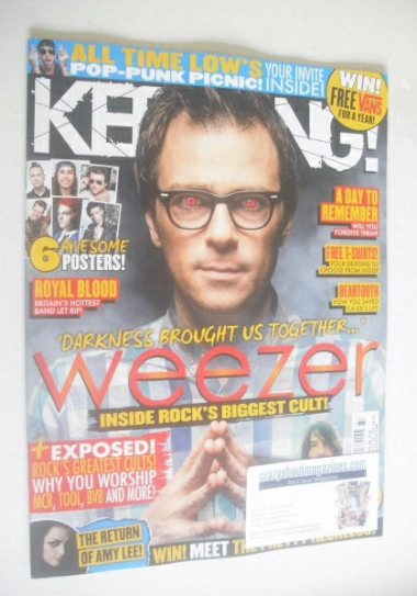 Kerrang magazine - Weezer cover (13 September 2014 - Issue 1534)