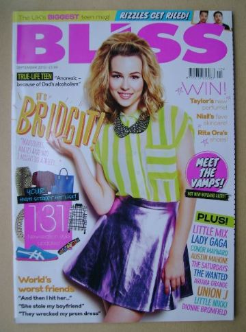 <!--2013-09-->Bliss magazine - September 2013 - Bridgit Mendler cover