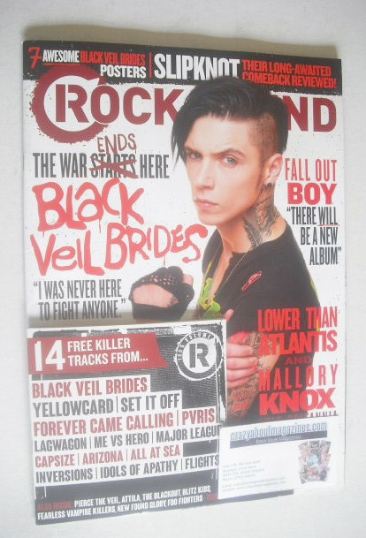 Rock Sound magazine - Andy Biersack cover (November 2014)