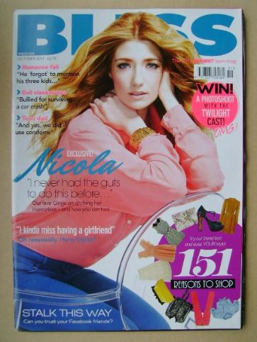 Bliss magazine - October 2011 - Nicola Roberts cover