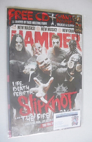 Metal Hammer magazine - Slipknot cover (October 2014)
