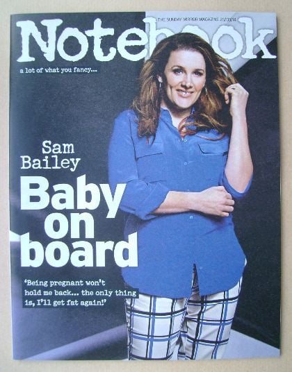 <!--2014-03-23-->Notebook magazine - Sam Bailey cover (23 March 2014)