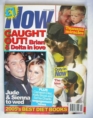 <!--2005-01-19-->Now magazine - Brian McFadden and Delta Goodrem cover (19 