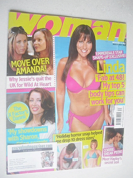 Woman magazine - Linda Lusardi cover (27 August 2007)