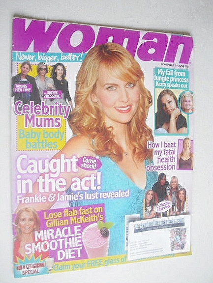 Woman magazine - Debra Stephenson cover (20 November 2006)