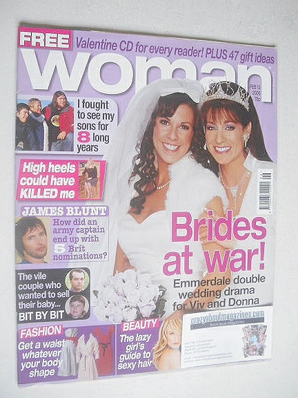 Woman magazine - Deena Payne and Verity Rushworth cover (13 February 2006)