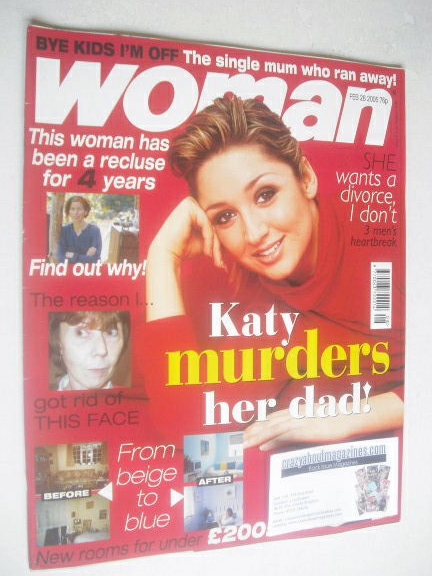 Woman magazine - Lucy-Jo Hudson cover (28 February 2005)