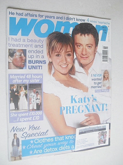 Woman magazine - Lucy-Jo Hudson and Sean Wilson cover (10 January 2005)