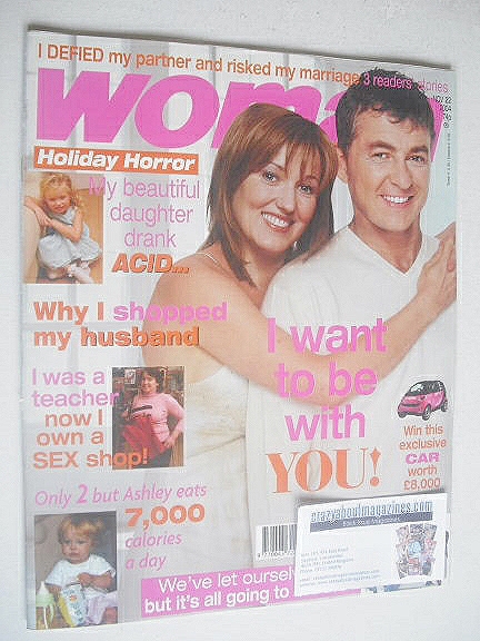 Woman magazine - Shane Richie and Kacey Ainsworth cover (22 November 2004)