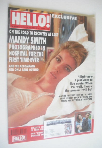 Hello! magazine - Mandy Smith cover (10 November 1990 - Issue 127)