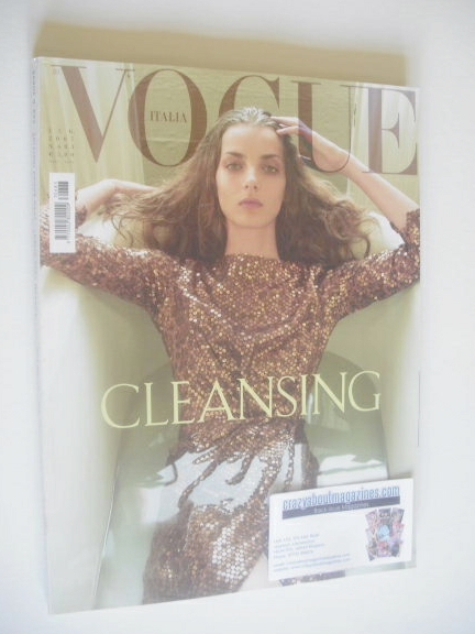 <!--2007-07-->Vogue Italia magazine - July 2007 - Denisa Dvorakova cover