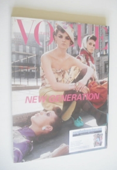 Vogue Italia magazine - August 2000