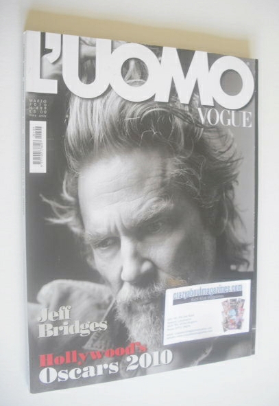 <!--2010-03-->L'Uomo Vogue magazine - March 2010 - Jeff Bridges cover