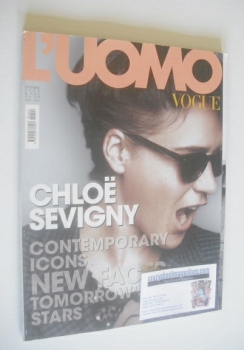 L'Uomo Vogue magazine - October 2009 - Chloe Sevigny cover