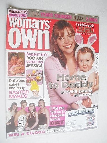 Woman's Own magazine - 28 March 2005 - Kate Ford cover