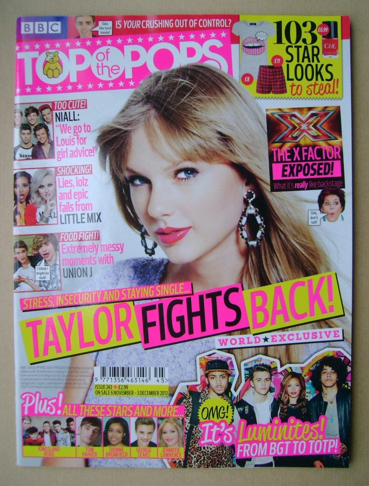 Top Of The Pops magazine - Taylor Swift cover (6 November - 3 December 2013)