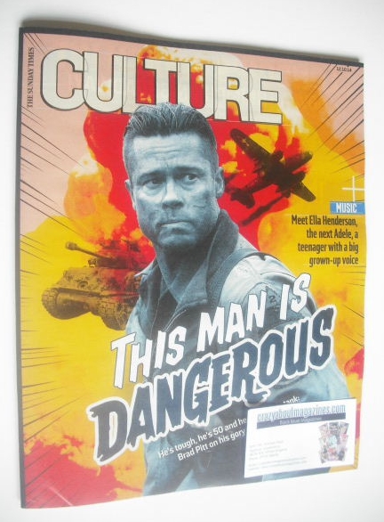 Culture magazine - Brad Pitt cover (12 October 2014)