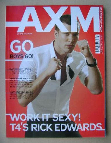 <!--2008-04-->AXM magazine - Rick Edwards cover (April 2008)