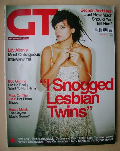 Gay Times magazine - Lily Allen cover (February 2009)