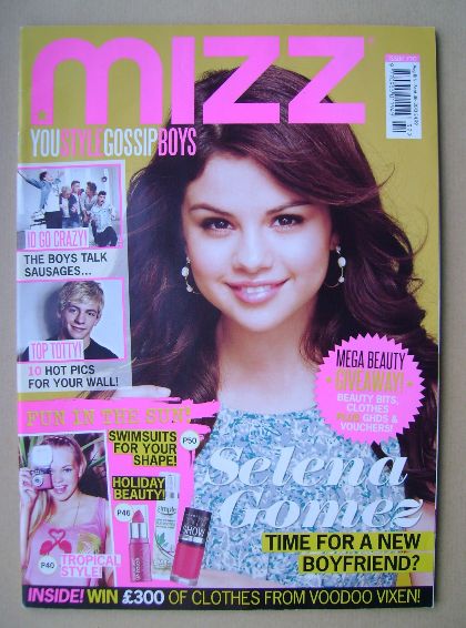 MIZZ magazine - Selena Gomez cover (8 August - 4 September 2013)