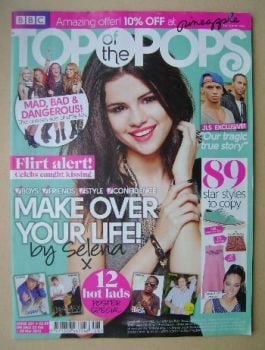 Top Of The Pops magazine - Selena Gomez cover (22 February - 20 March 2012)