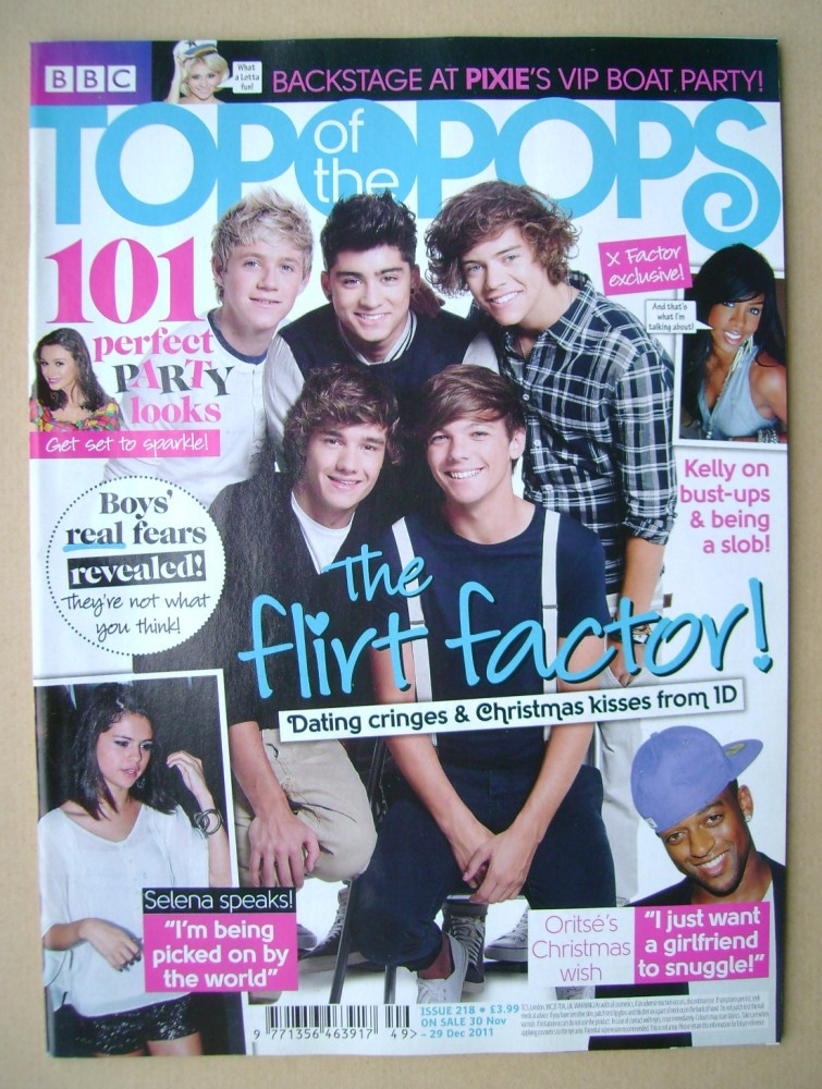 Top Of The Pops magazine - One Direction cover (30 November - 29 December 2011)