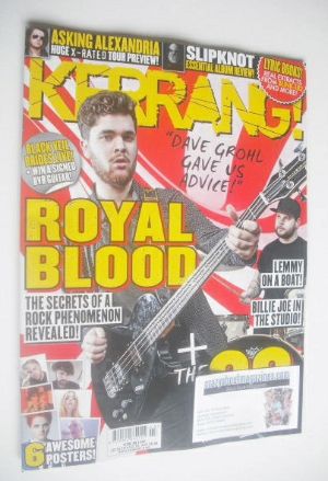 Kerrang magazine - Royal Blood cover (25 October 2014 - Issue 1540)