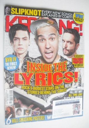 Kerrang magazine - Inside The Lyrics cover (18 October 2014 - Issue 1539)