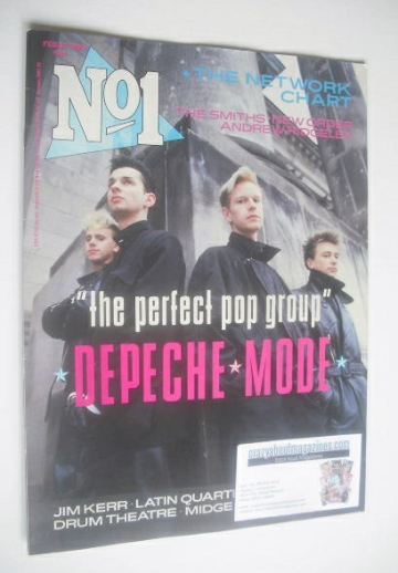 No 1 Magazine - Depeche Mode cover (22 February 1986)