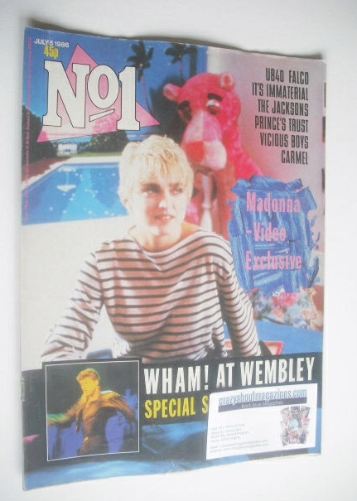 No 1 Magazine - Madonna cover (5 July 1986)
