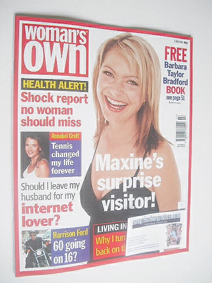 Woman's Own magazine - 1 July 2002 - Tracy Shaw cover
