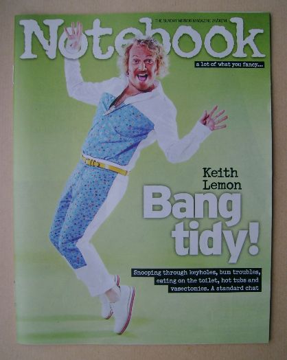 Notebook magazine - Keith Lemon cover (24 August 2014)