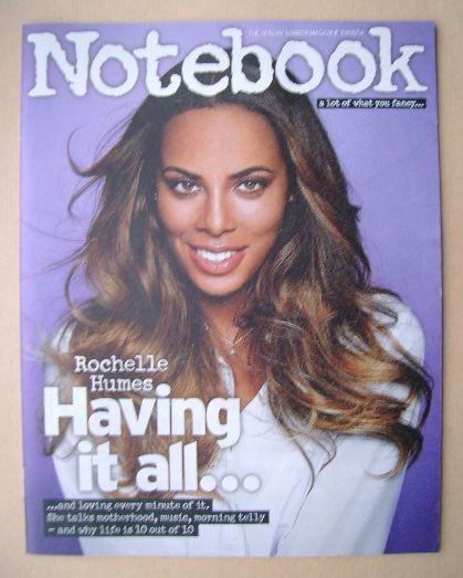 Notebook magazine - Rochelle Humes cover (10 August 2014)