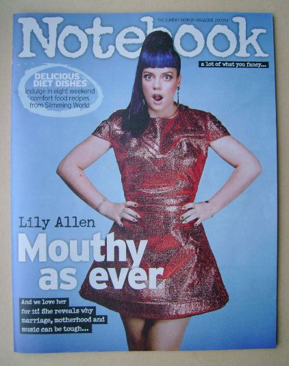 Notebook magazine - Lily Allen cover (21 September 2014)