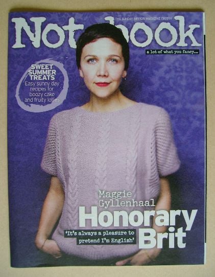 Notebook magazine - Maggie Gyllenhaal cover (13 July 2014)
