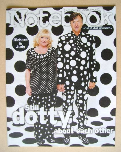 Notebook magazine - Richard Madeley and Judy Finnigan cover (4 May 2014)
