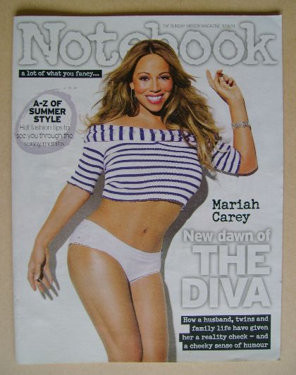 <!--2014-05-11-->Notebook magazine - Mariah Carey cover (11 May 2014)