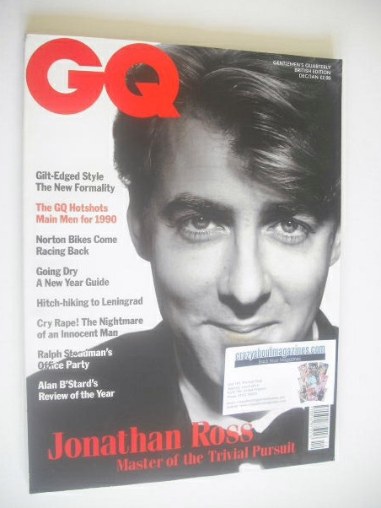 <!--1989-12-->British GQ magazine - December 1989/January 1990 - Jonathan R