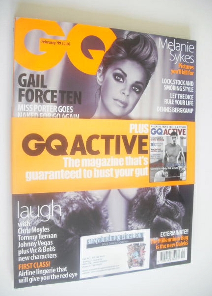 British GQ magazine - February 1999 - Gail Porter cover