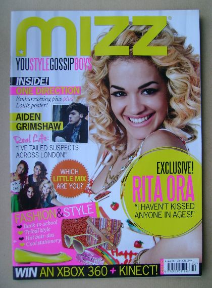 <!--2012-08-09-->MIZZ magazine - Rita Ora cover (9 - 29 August 2012)