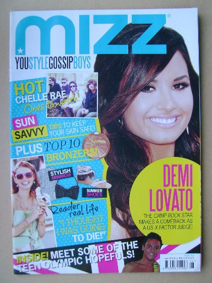 MIZZ magazine - Demi Lovato cover (28 June - 18 July 2012)
