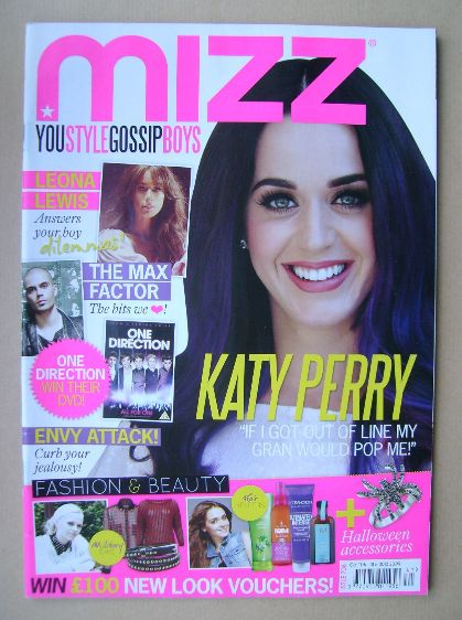 MIZZ magazine - Katy Perry cover (11 - 31 October 2012)