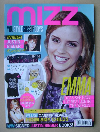<!--2012-09-20-->MIZZ magazine - Emma Watson cover (20 September - 10 Octob